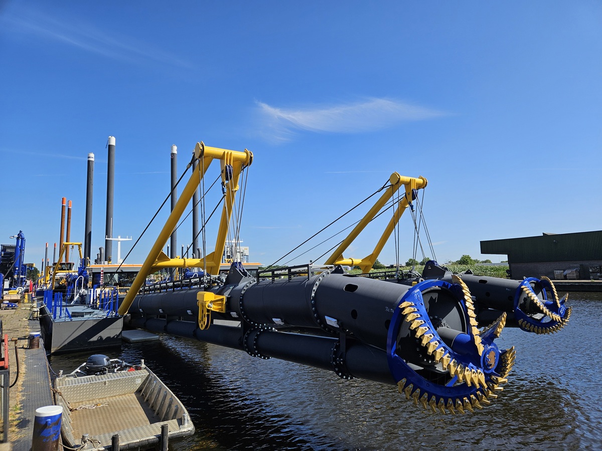 260813 Damen The CSD500 Is Customised For A Max Dredging Depth Of 16M