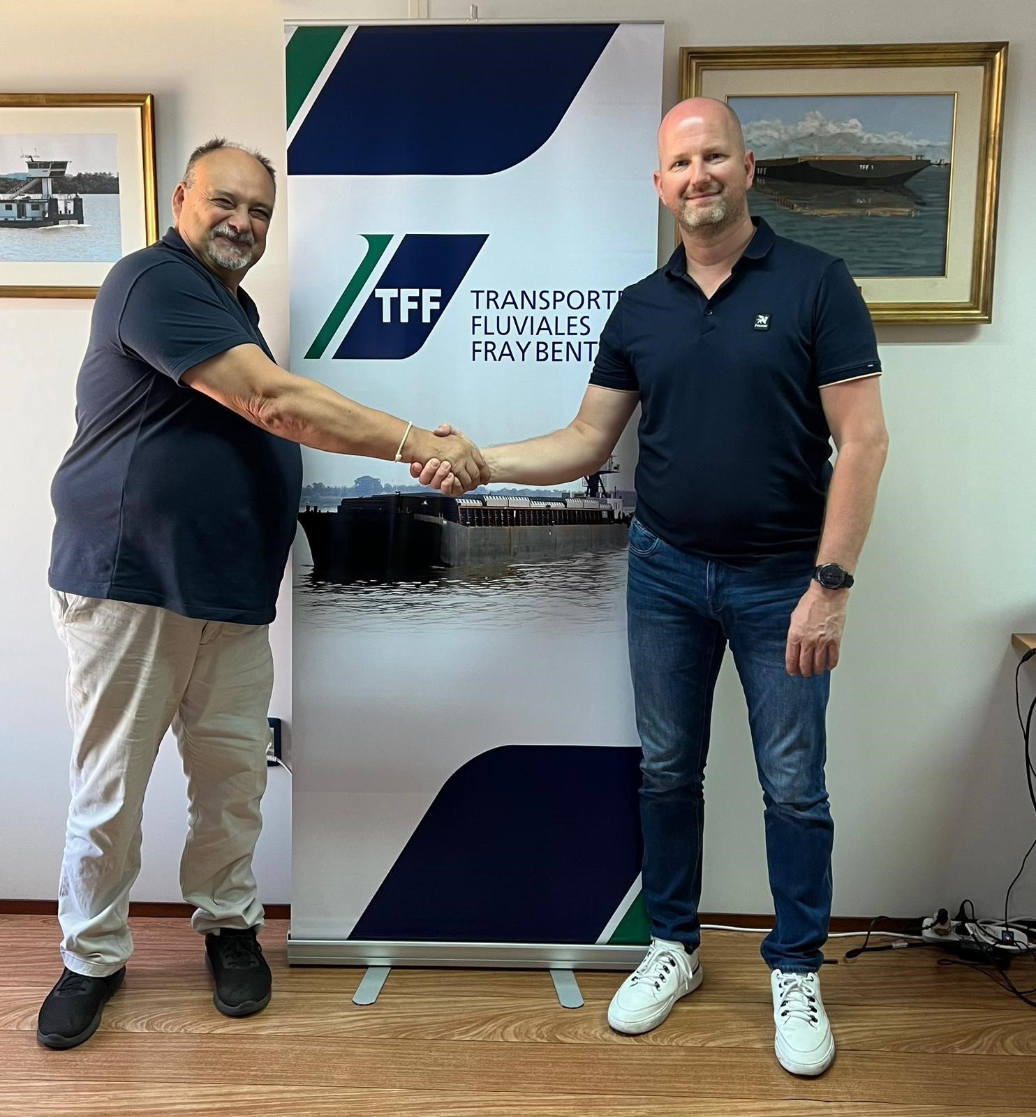 Fernando Perera Bruno CEO TFF Bert Duijzer Technical Manager Concordia Damen