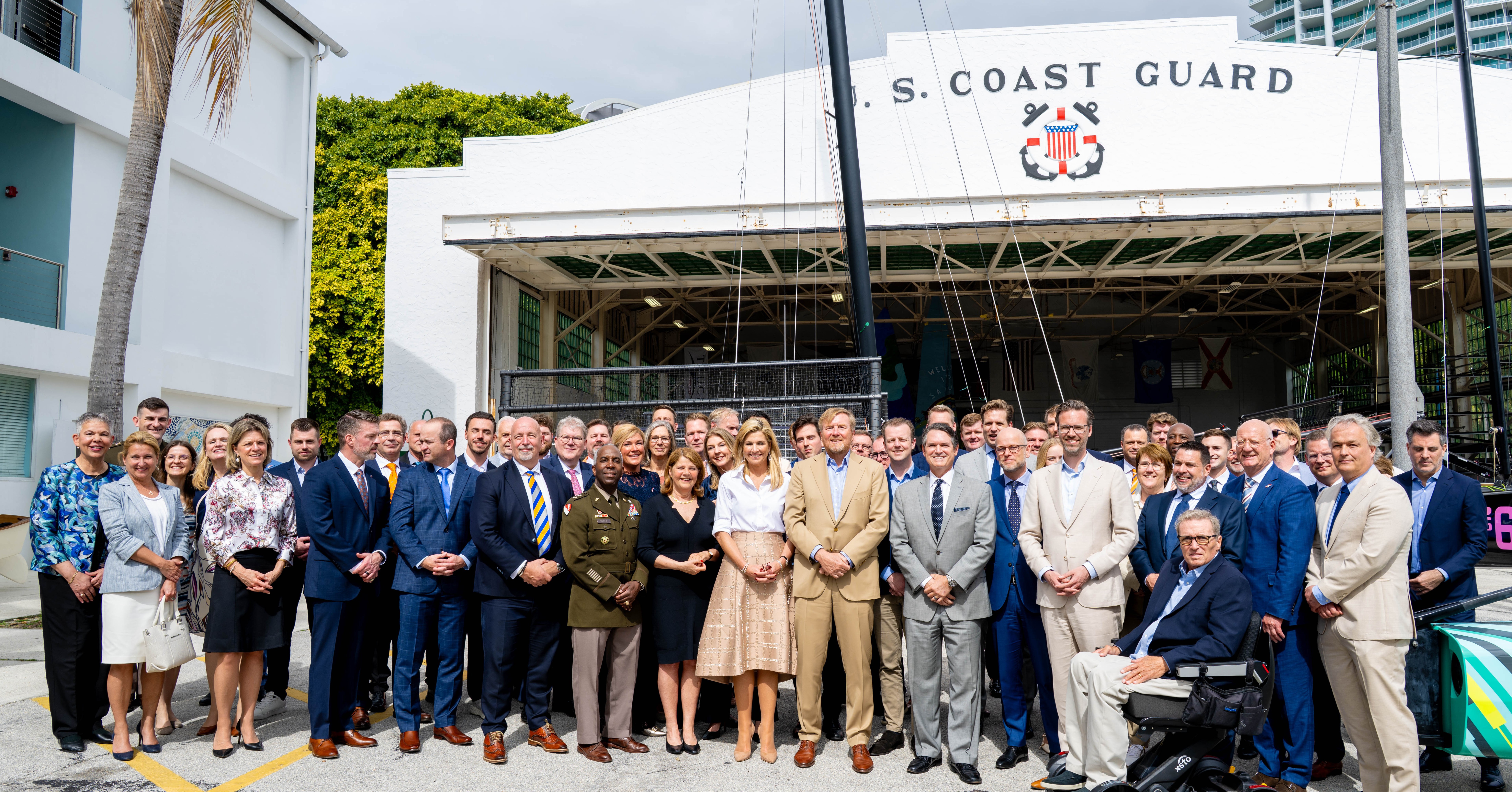 Berzoek Koningspaar Miami