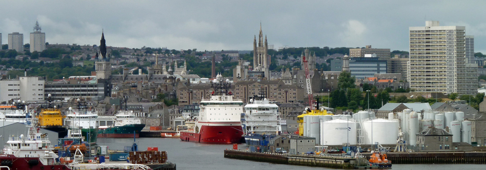 Crop Aberdeen Harbour Skyline