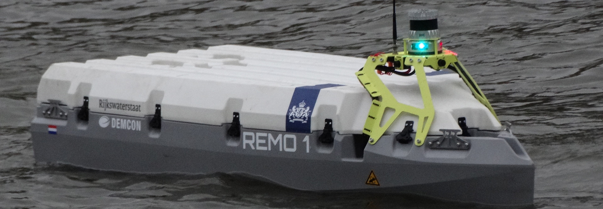USV REMO 1 In “Amsterdam Rijn” Canal