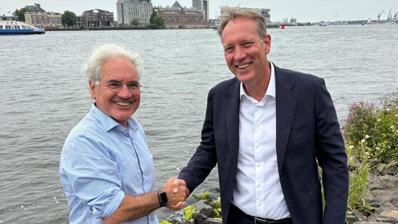 (L R) Govert Meijer, CEO Of GBM Works And Frank Koopman, Managing Director At CAPE Holland
