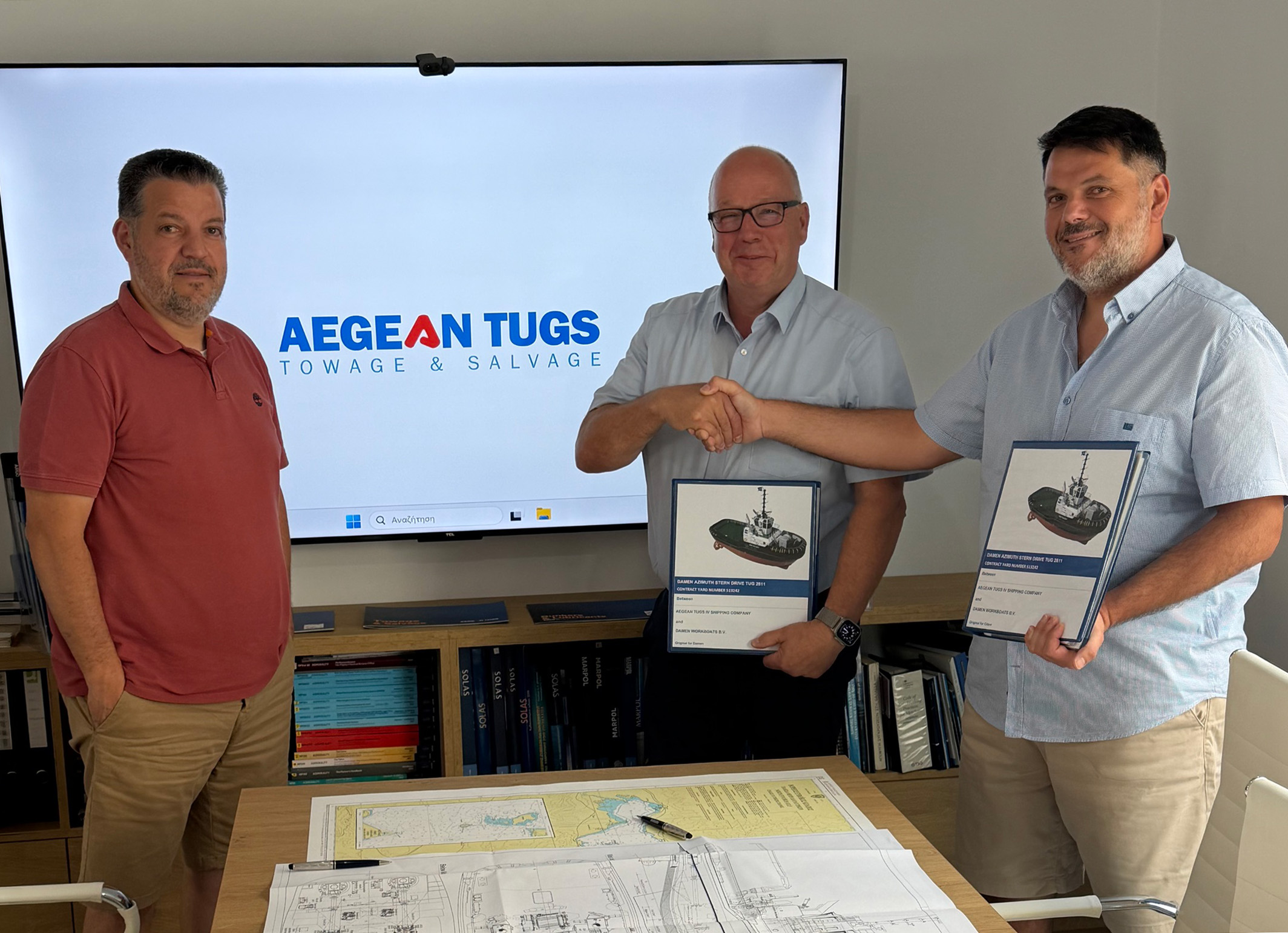 Damen Signs With Aegean Tugs Shipping Company For ASD Tug 2811