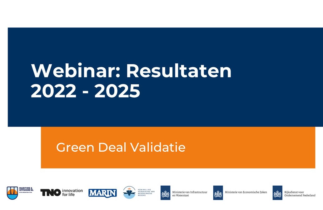 Afsluitend webinar NL Green Deal Validaties